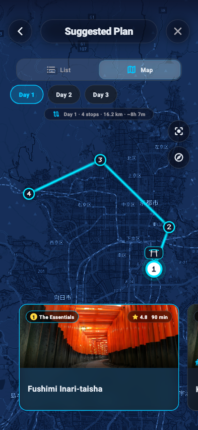 Interactive Route Map